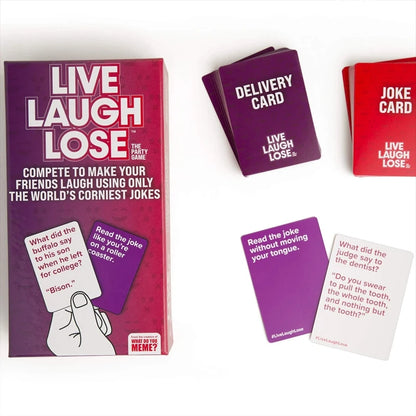 LIVE-LAUGH-LOSE CARD GAME