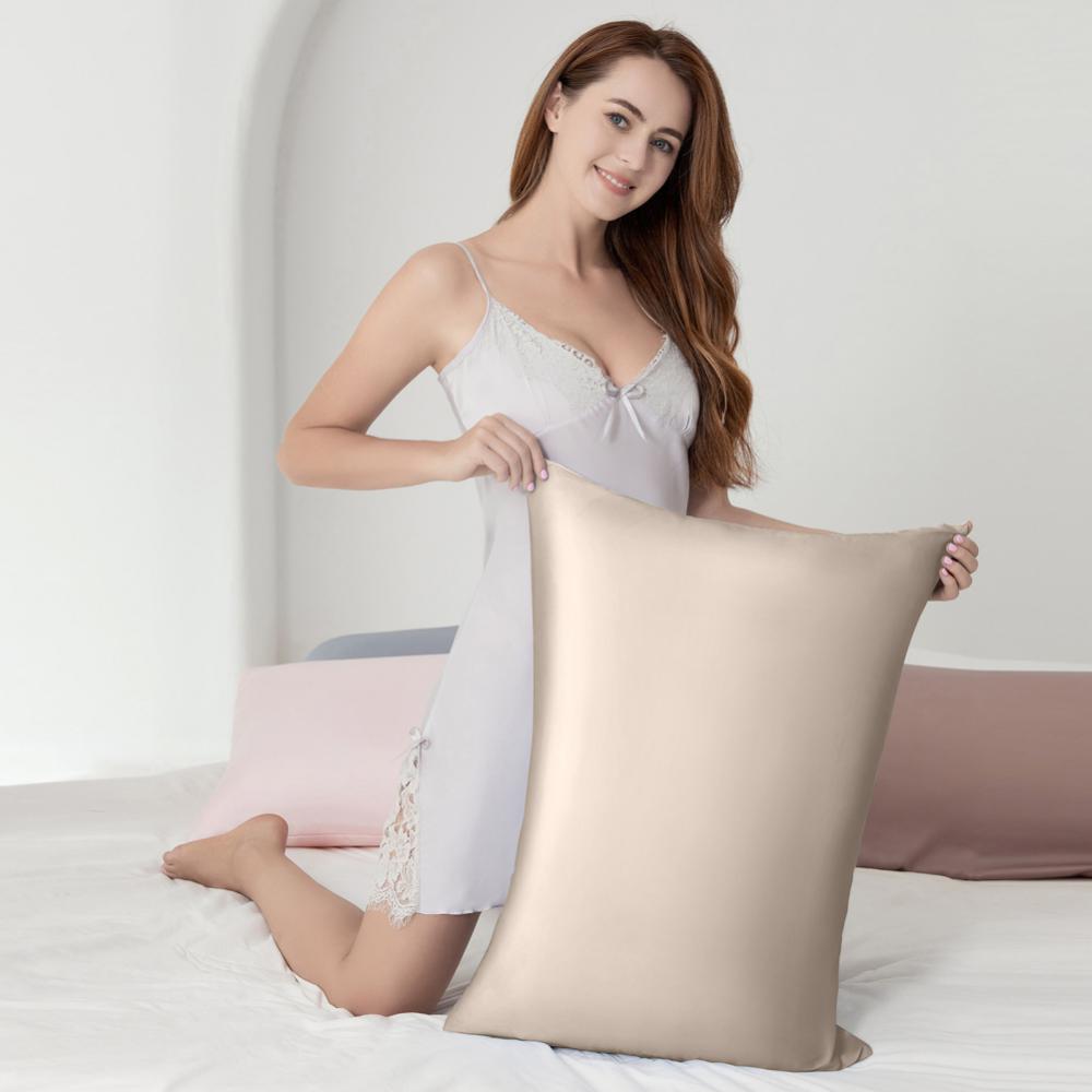 Satin silk pillowcases