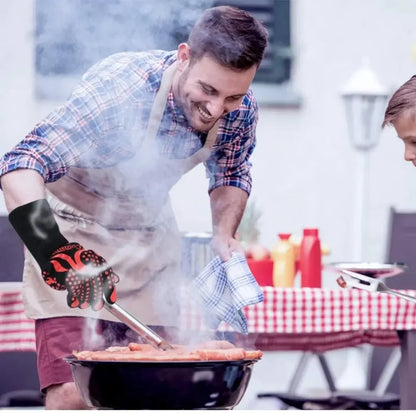 Barbecue gloves pair