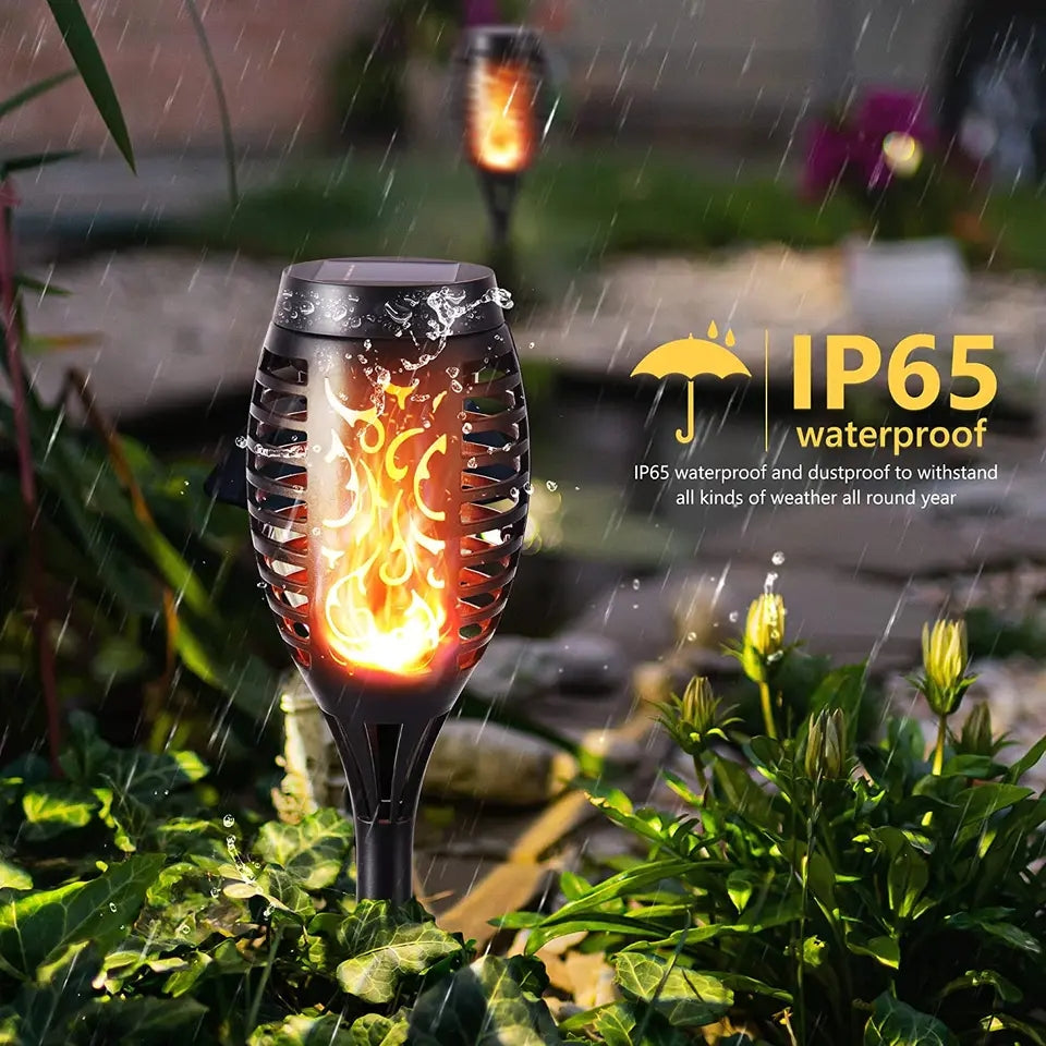 6 LED solar flame lamp(40cm)