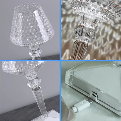 Diamond table lamp