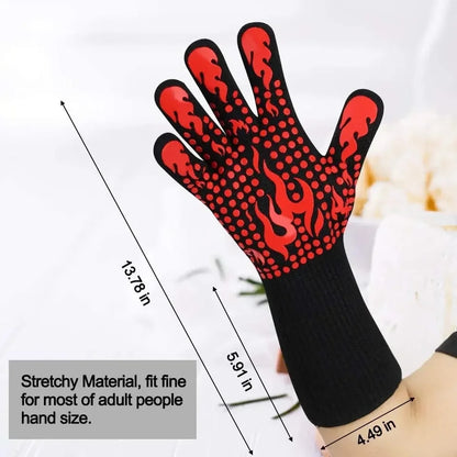 Barbecue gloves pair