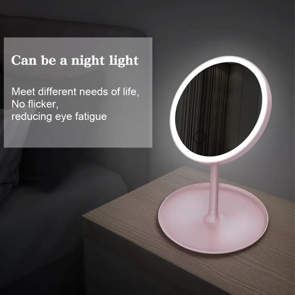 Smart Touch Led Light  Portable mirror