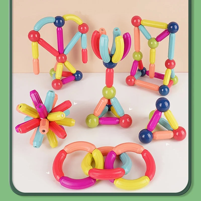 46 pieces Magnetic stick toy set