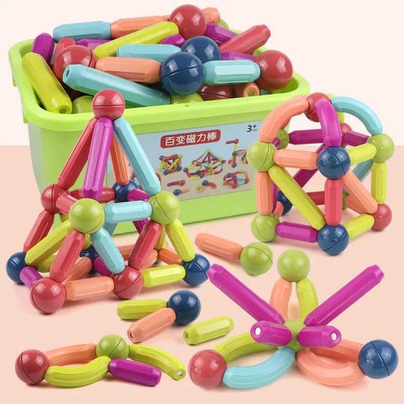 46 pieces Magnetic stick toy set