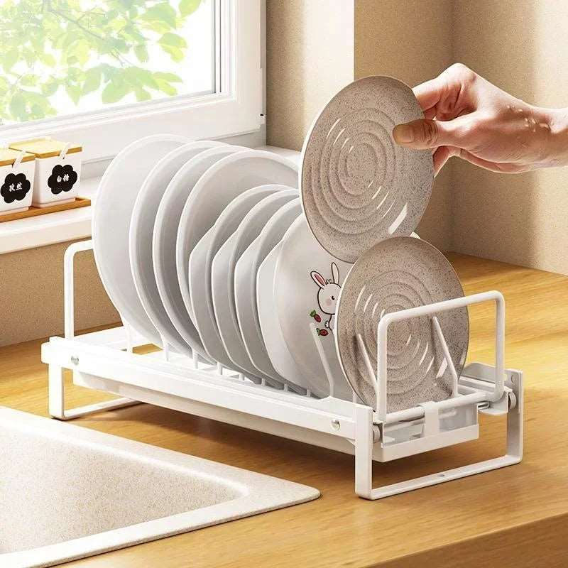 Metallic dish rack