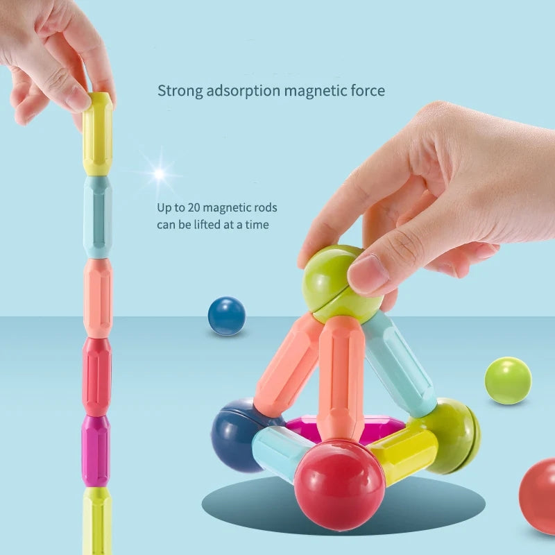 46 pieces Magnetic stick toy set