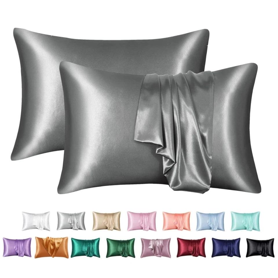 Satin silk pillowcases