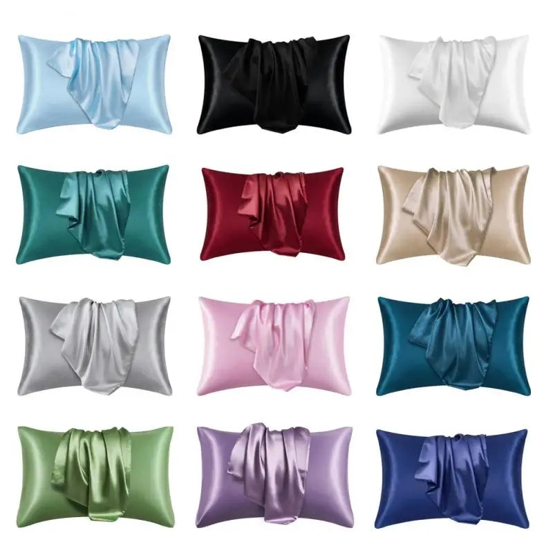 Satin silk pillowcases