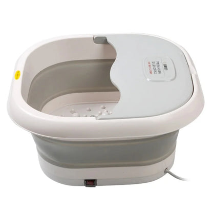 Electric folding footbath