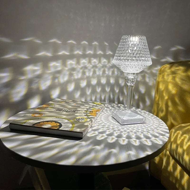 Diamond table lamp