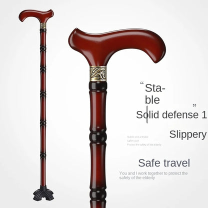 Wooden walking stick