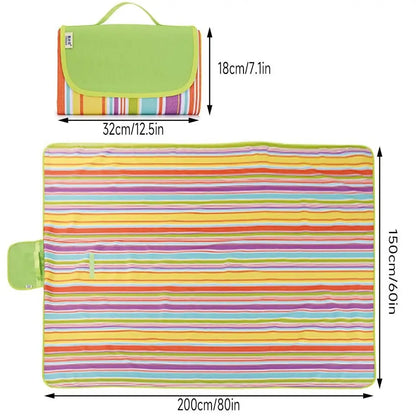 Foldable picnic mat