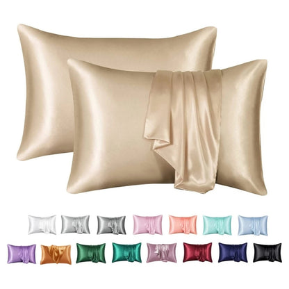 Satin silk pillowcases