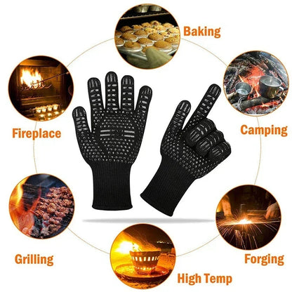 Barbecue gloves pair