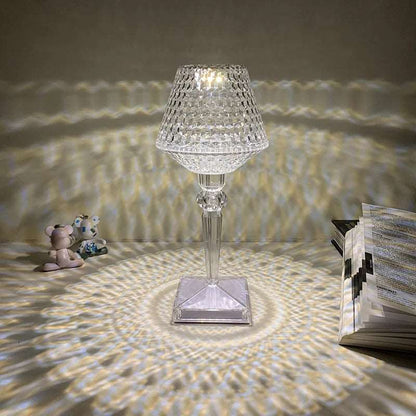 Diamond table lamp