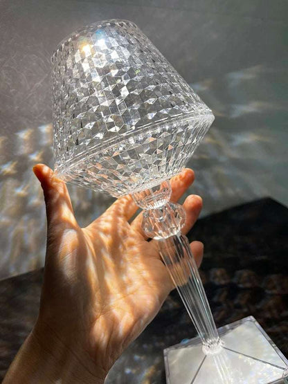 Diamond table lamp