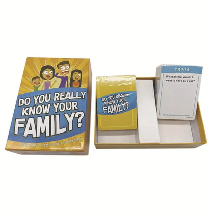 know your Family card game