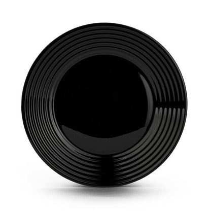 Black dinner plates(6 pcs)