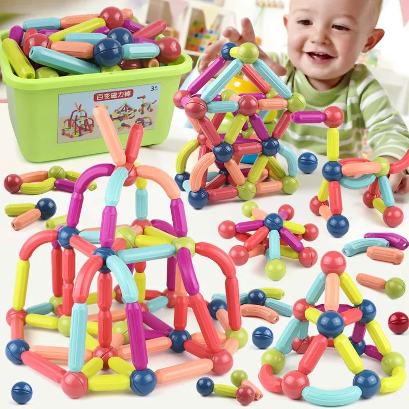 46 pieces Magnetic stick toy set