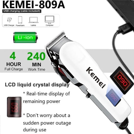 Wireless Rechargeable hair Clipper