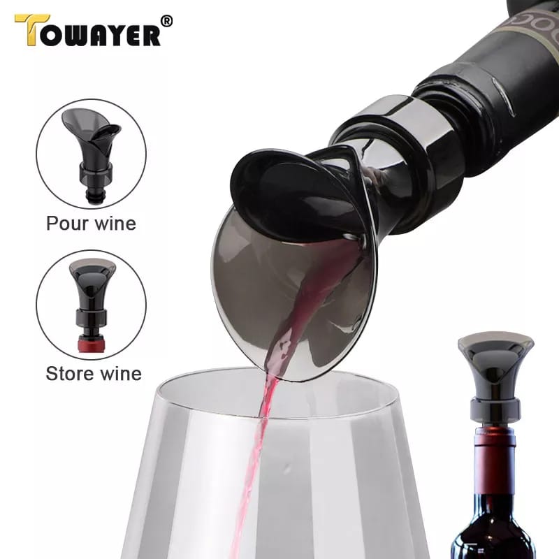 Wine pourer and stopper