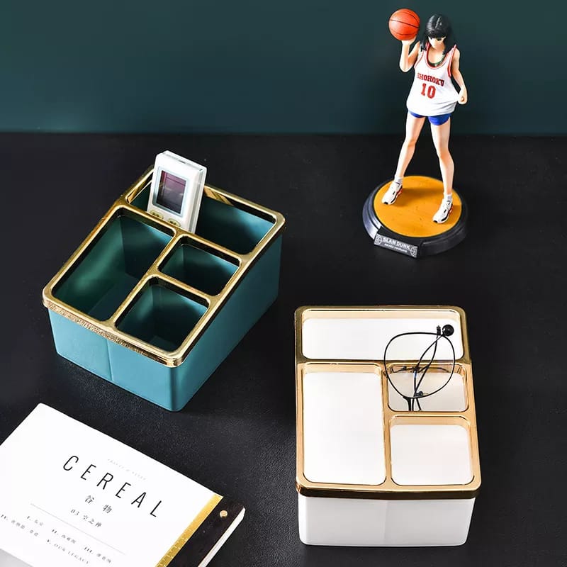 Desk organizer and storage box