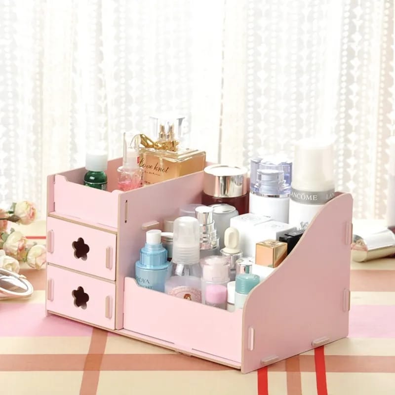 Hoomal wooden make up organizer