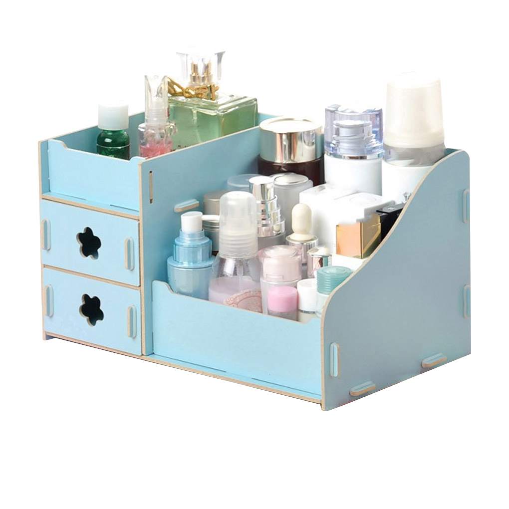 Hoomal wooden make up organizer