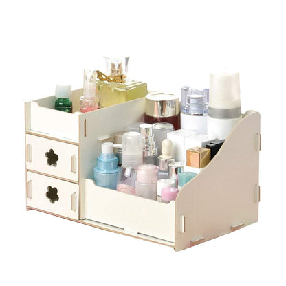 Hoomal wooden make up organizer