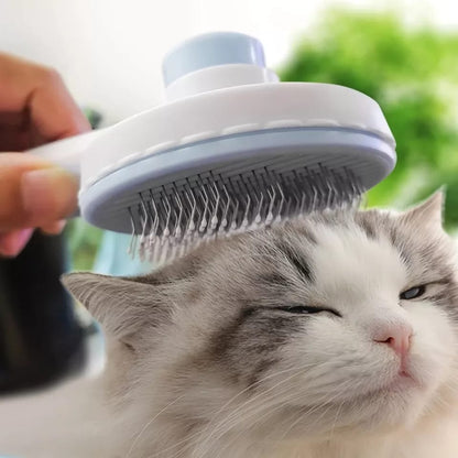 Self cleaning pet comb