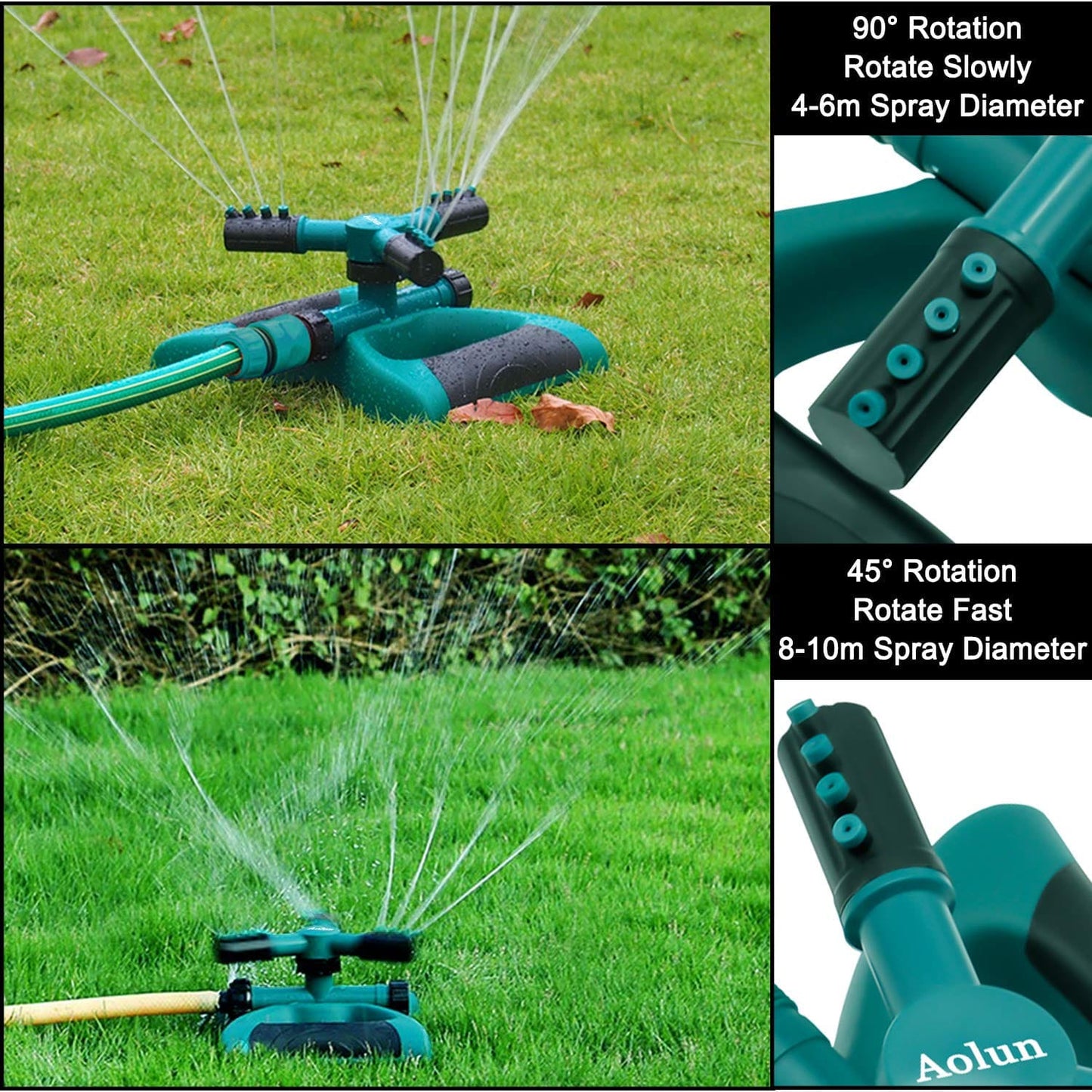 360 Degrees automatic Garden sprinkler