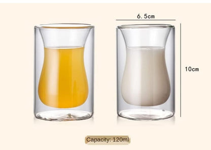 Double wall Coffee Cup / glass (2 pcs)