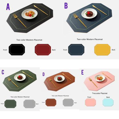 Double sided table mats(6 pcs)