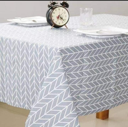 Cotton Linen 6-seater dining table cloth