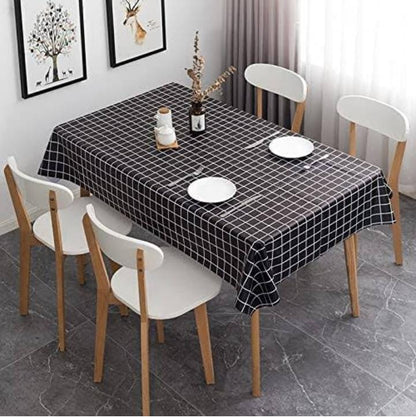 Cotton Linen 6-seater dining table cloth