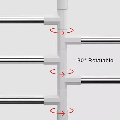 5 bar rotatable cloth hanger