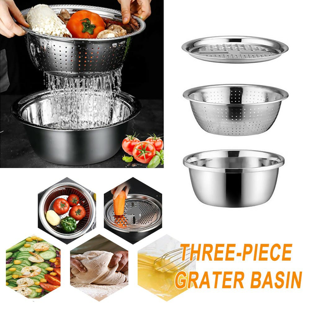 Grater basin set