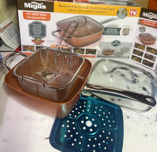 Copper pan set