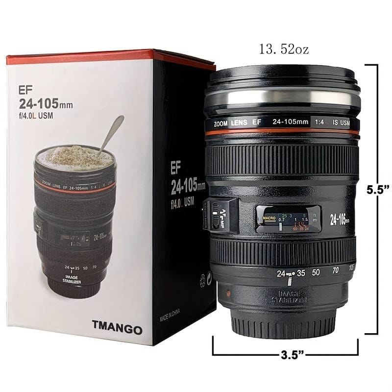 Camera lens mug