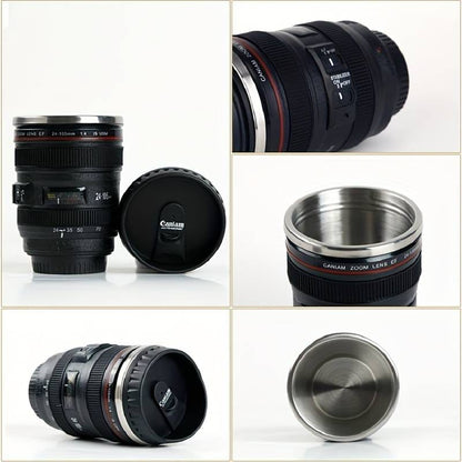 Camera lens mug