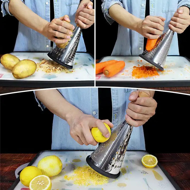 Handheld grater