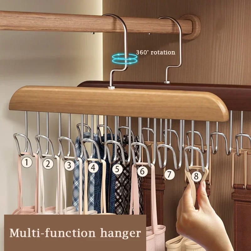 Wooden hanger organizer(2 pcs)