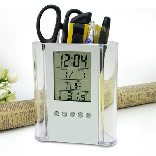 Desk Clock organizer