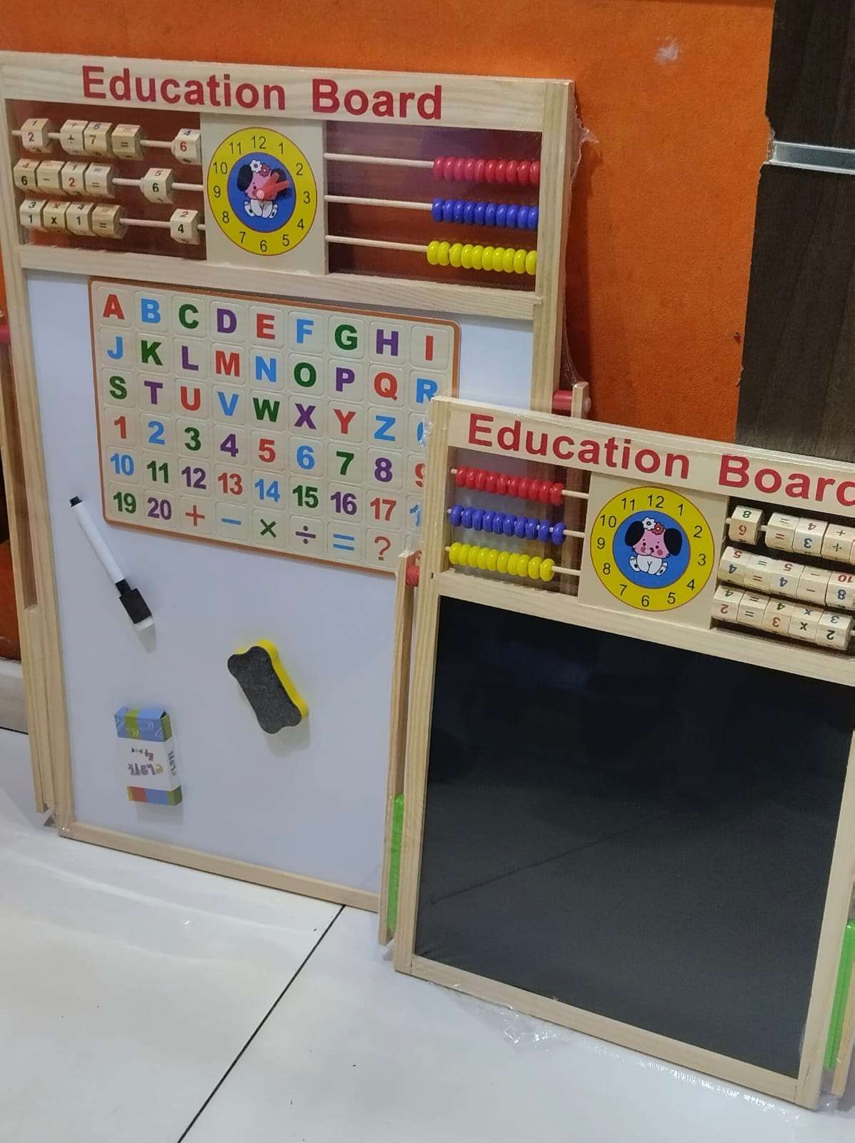 Two sided magnetic board