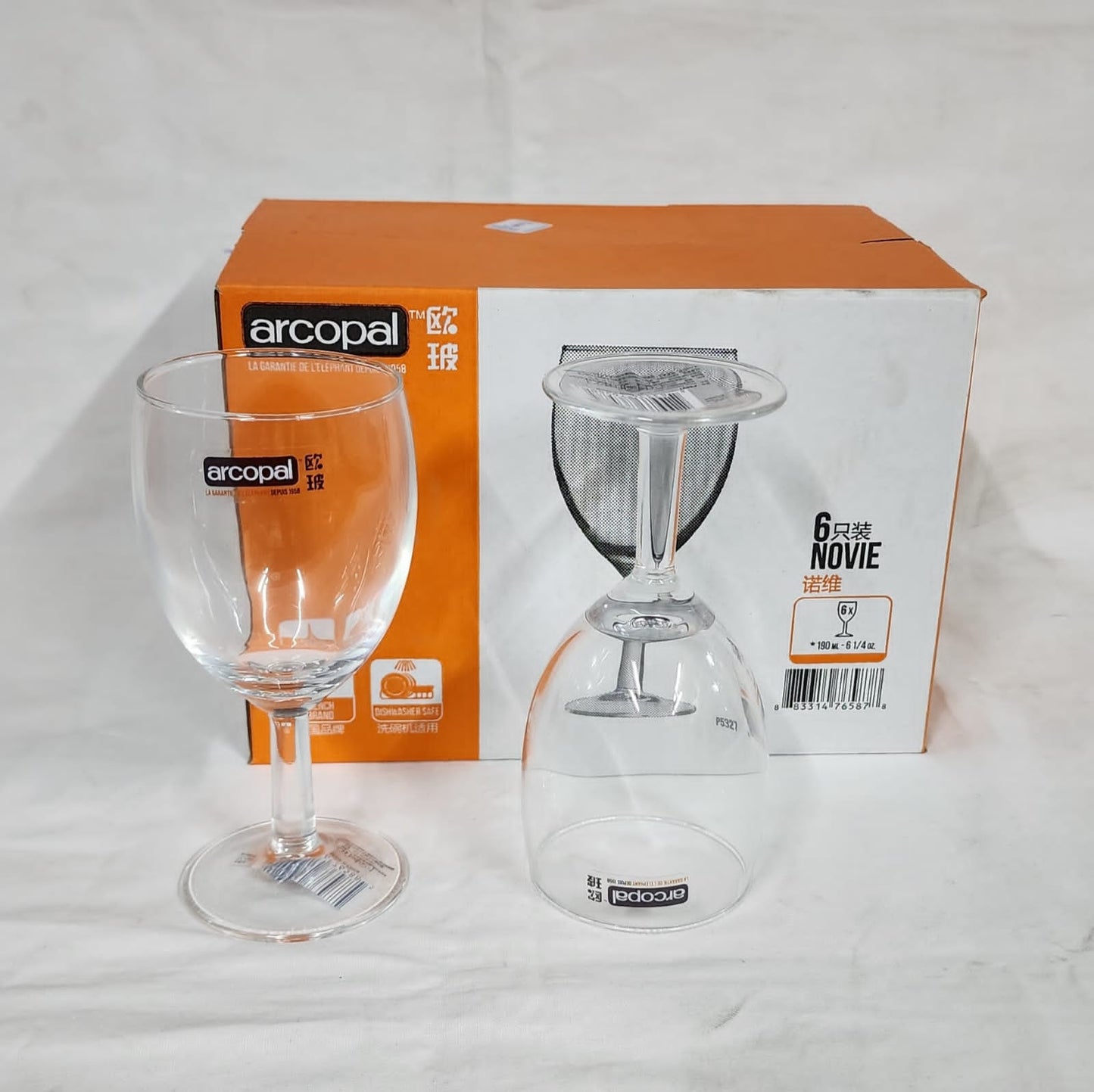 Novie wine glass 190ml(6 pcs)