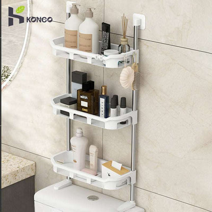 3 tier toilet top organizer rack