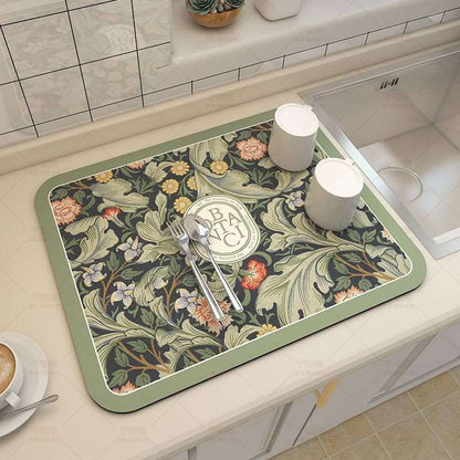 Absorbent dish drying mat(30*40cm)