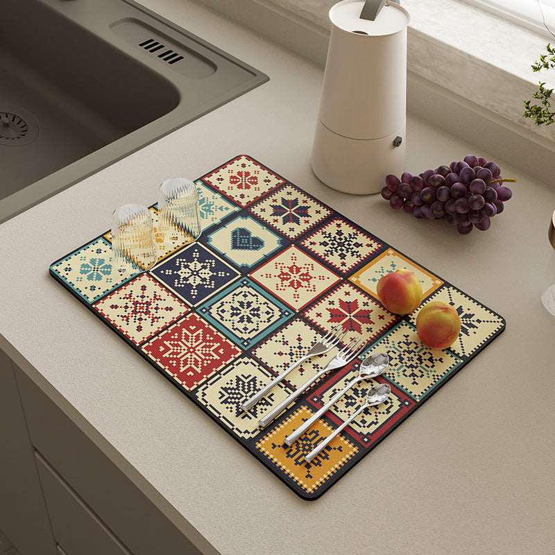 Absorbent dish drying mat(30*40cm)