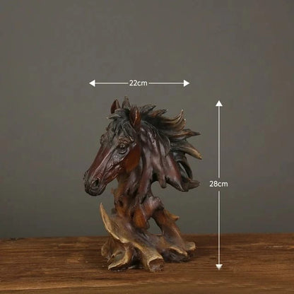 Decorative horse figurine